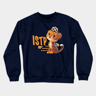 ISTP Craftsman, Cheetah Crewneck Sweatshirt